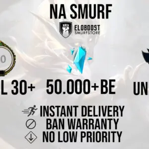 LOL Smurf NA Account Shop - Purchase Level 30 Accounts