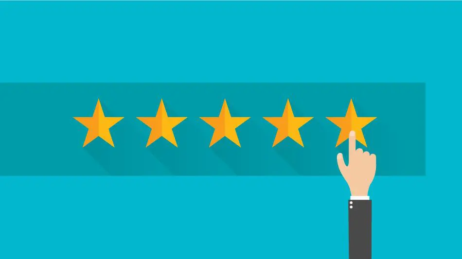 star rating and reviews