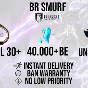 brazil lol smurf accounts level 30 unranked