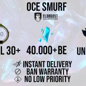 oce league of legends smurf accounts level 30