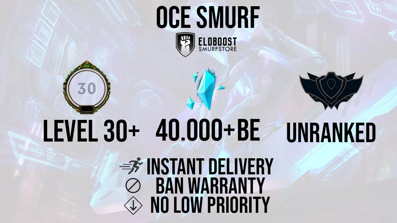 LEAGUE OF LEGENDS OCE ACCOUNT Smurf acc Level 30+ Unranked Unverified Fresh  $1.00 - PicClick AU