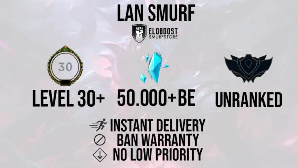 unranked lan league of legends smurf accounts