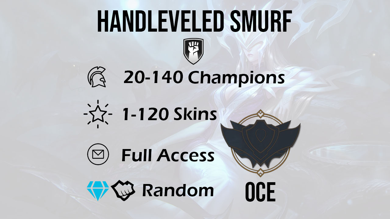 Conta Acc Smurf Lol League Of Legends Level 30 - DFG