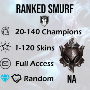 ranked na iron league of legends smurf account