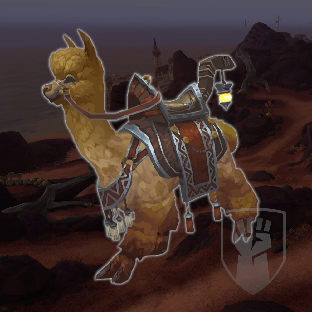 World of Warcraft Friendly Alpaca Mount