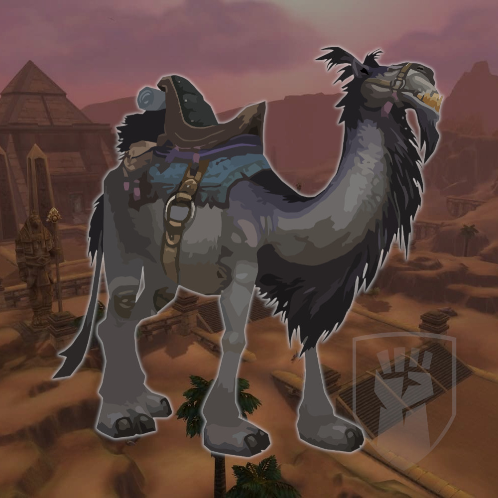 Grey Riding Camel Mount World of Warcraft