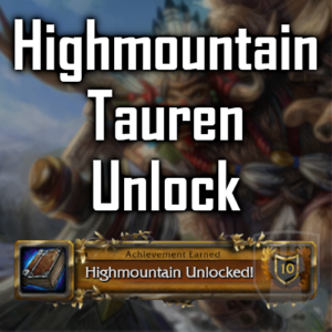 Highmountain Tauren Allied Race WoW