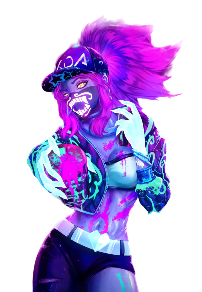 K/DA Akali Artwork League of Legends