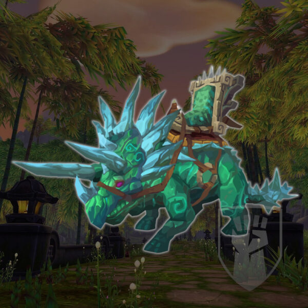 Buy Reins of the Jade Primordial Direhorn Zandalari Warbringer Mount in WoW